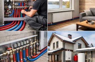 Монтаж отопления по горизонтальной схеме в Солнечногорске