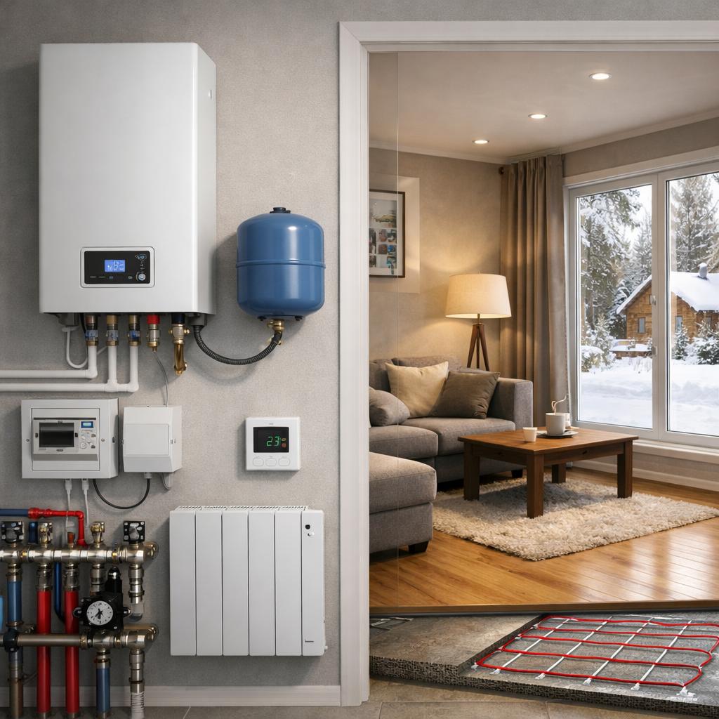 Солнечногорск: Простое электроотопление частного дома — персональные решения от ООО Холдинг СпецСтройАльянс Солнечногорск: Простое электроотопление частного дома — персональные решения от ООО Холдинг СпецСтройАльянс