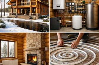 Отопление деревянного дома из бруса в Солнечногорске