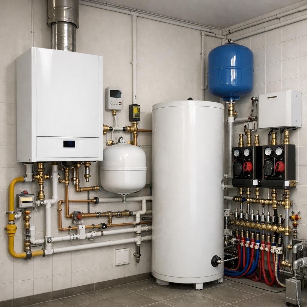 Комплексный монтаж газового отопления в частном доме в Солнечногорске — под ключ и с гарантией от ООО Холдинг СпецСтройАльянс