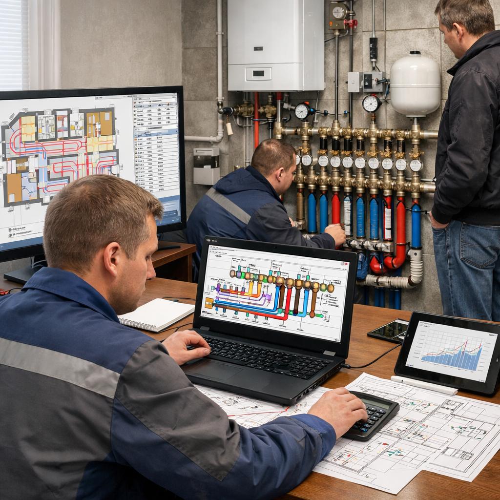 Профессиональный расчет коллекторного отопления в Солнечногорске — услуги ООО Холдинг СпецСтройАльянс