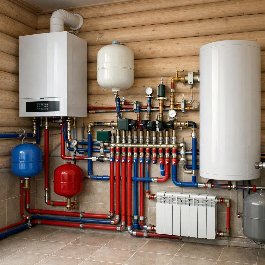 Профессиональная разводка труб отопления в частном доме в Солнечногорске — комфорт от ООО Холдинг СпецСтройАльянс