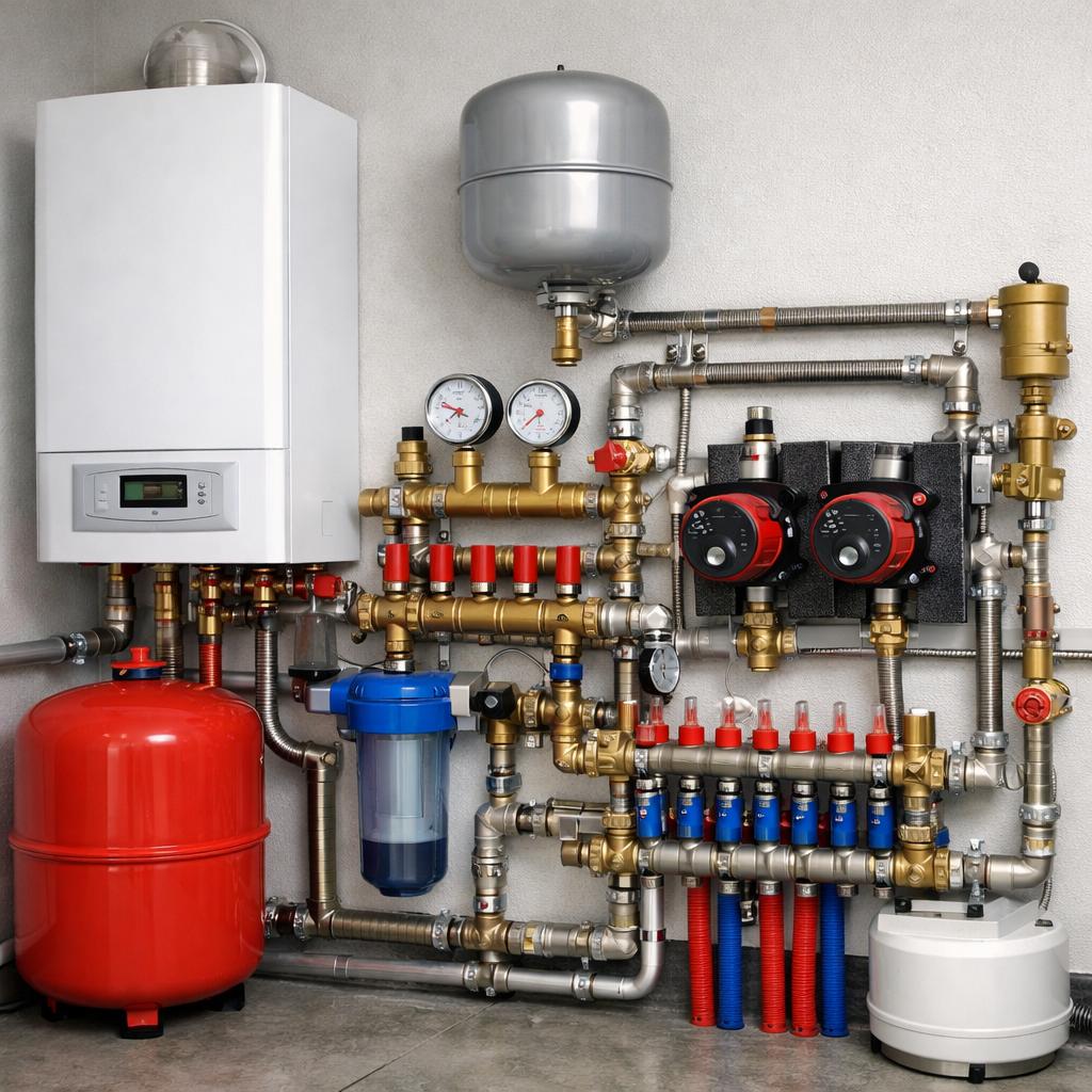 Солнечногорск Ключевые компоненты в обвязке котла отопления — профессиональная установка от ООО Холдинг СпецСтройАльянс