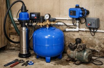 Частное водоснабжение в Солнечногорске: замена насоса гидроаккумулятора и автоматики