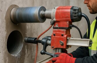 Эффективное бурение бетона алмазными коронками