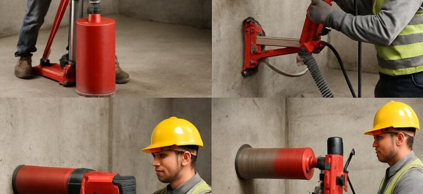 Виды алмазного сверления