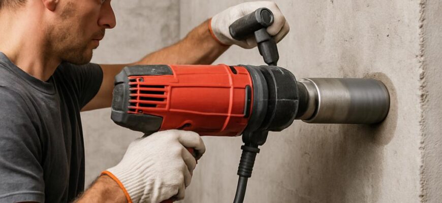 Ручное алмазное бурение