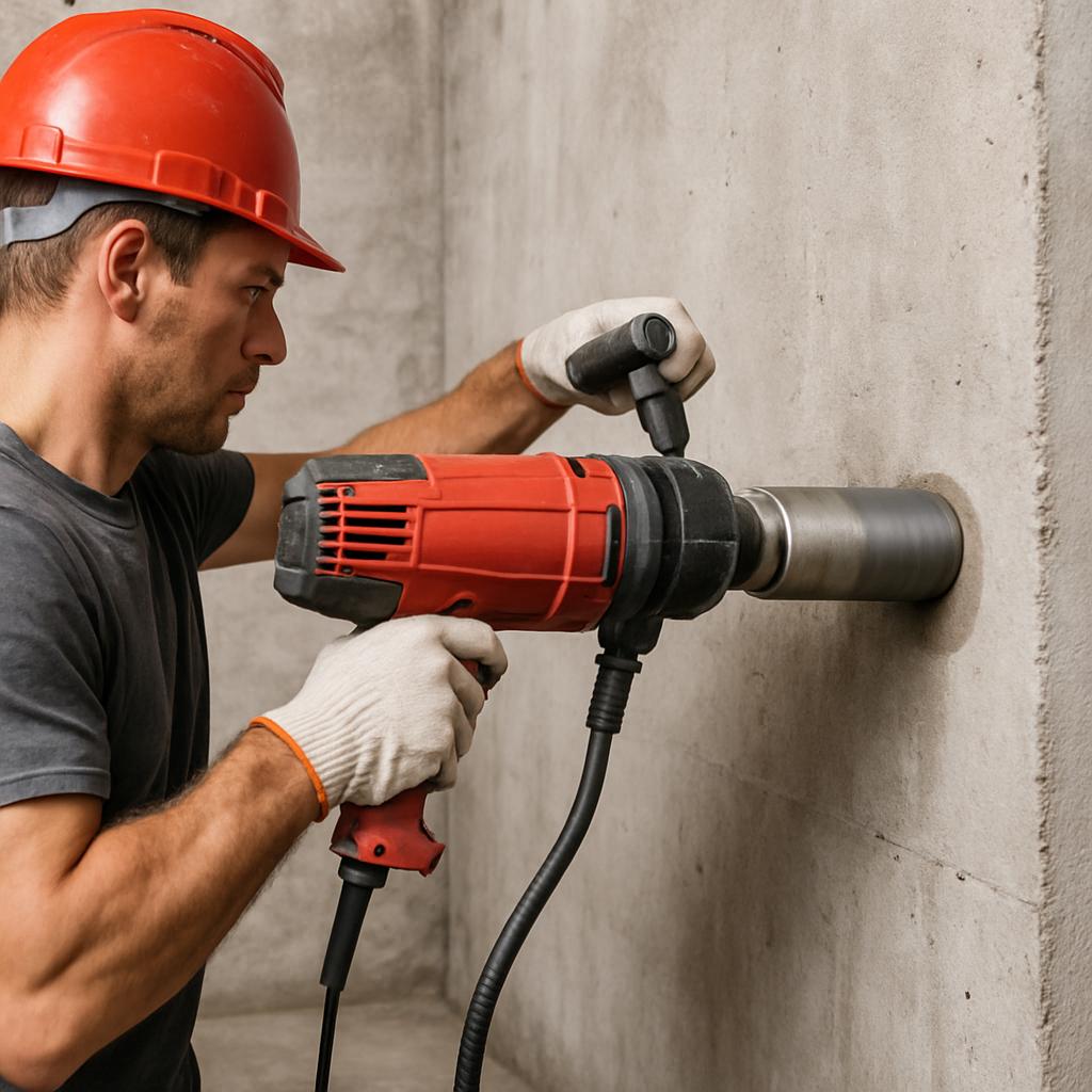 Ручное алмазное бурение