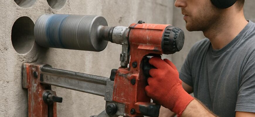 Алмазное бурение отверстий