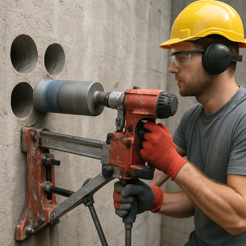 Алмазное бурение отверстий