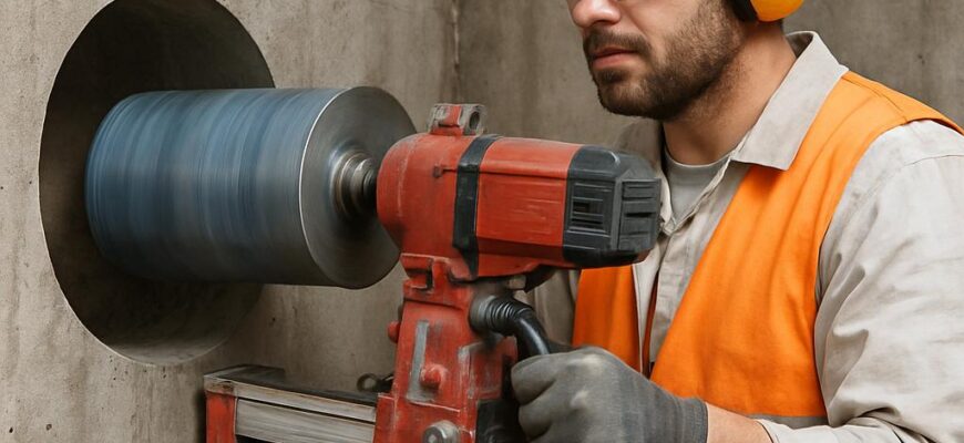 Профессиональное алмазное сверление отверстий