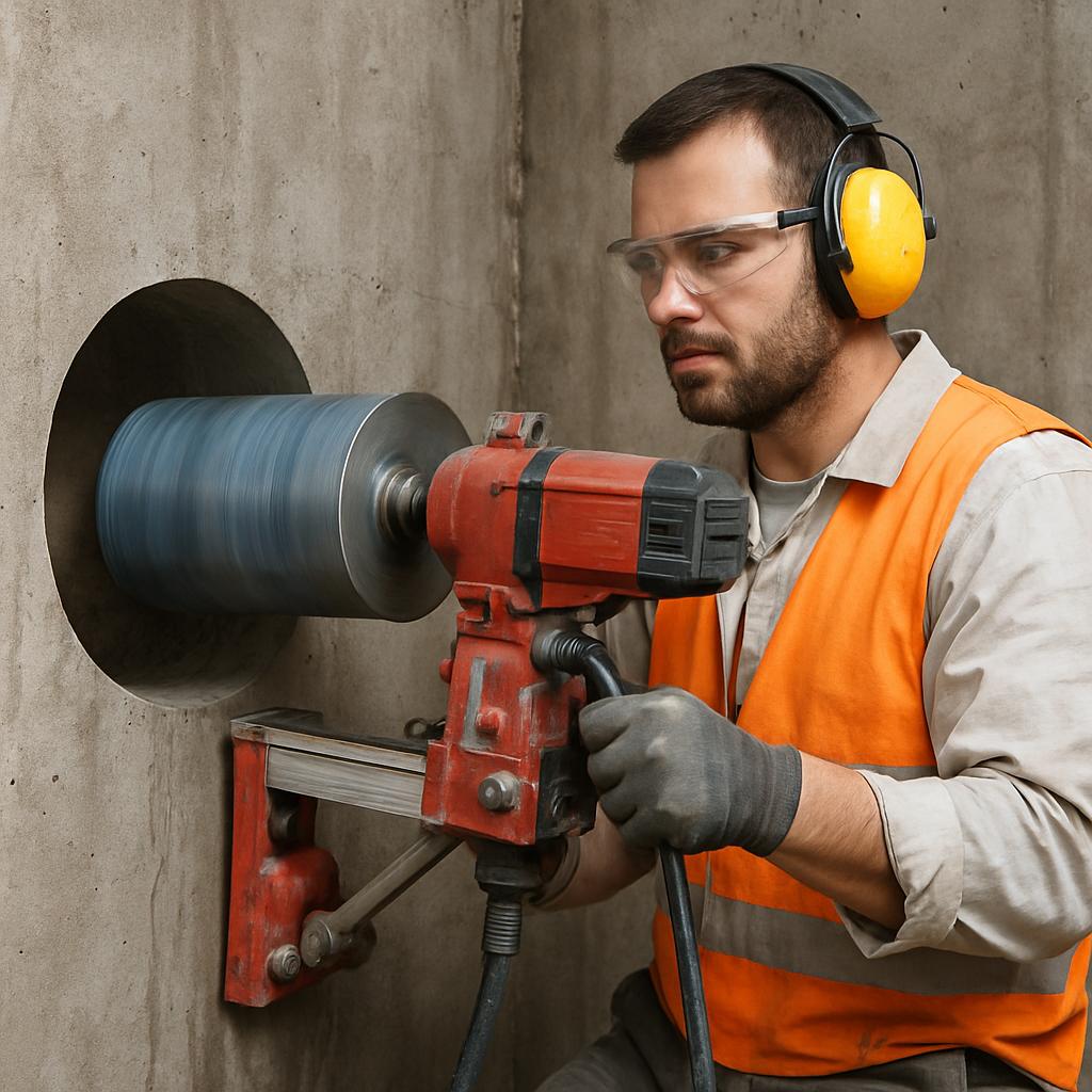 Профессиональное алмазное сверление отверстий