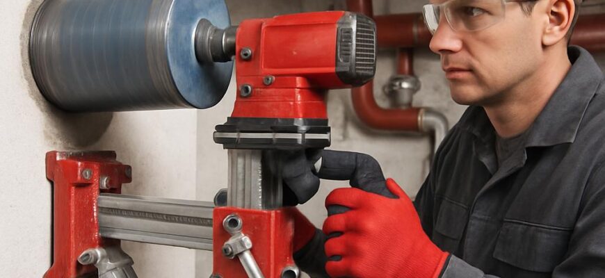 Алмазное бурение для котельной