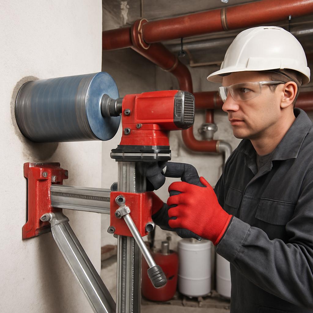 Алмазное бурение для котельной