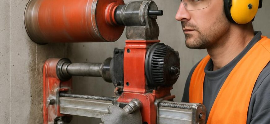 Алмазное сверление отверстий