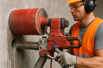 Цена алмазного бурения бетона