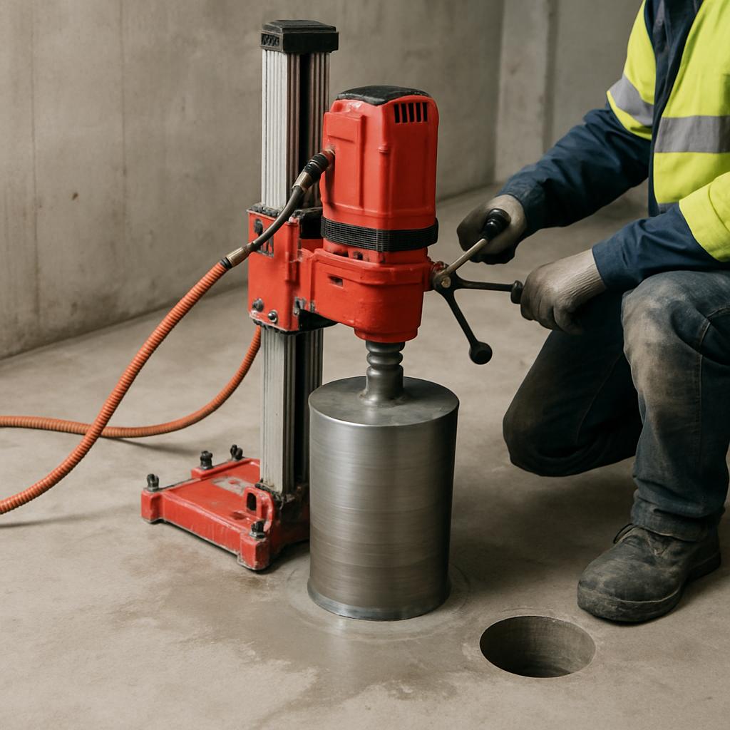 Алмазное бурение пола