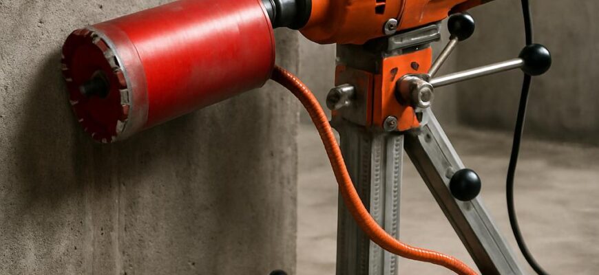 Эффективное алмазное бурение бетона