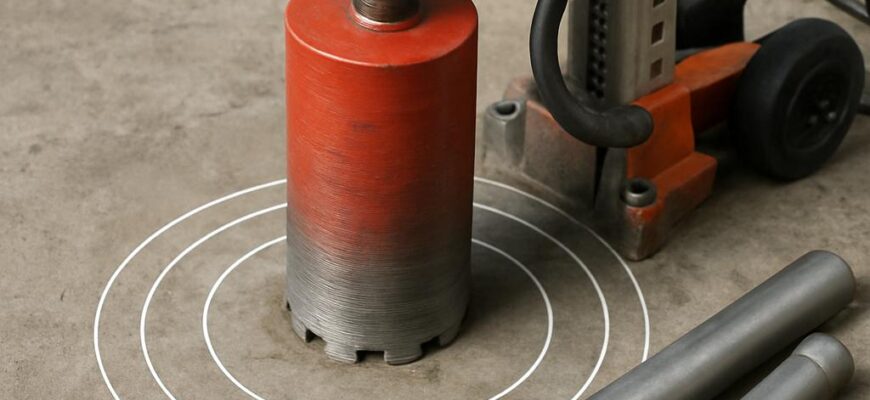 Алмазное бурение железобетона