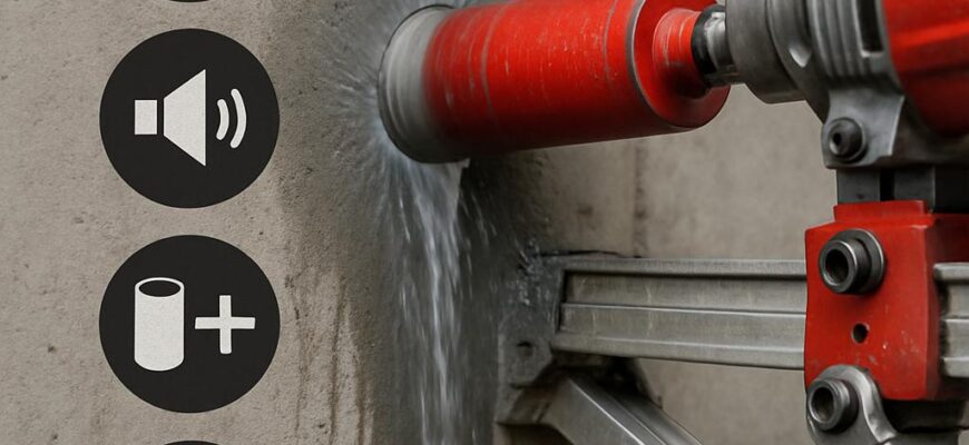 Мокрое алмазное бурение