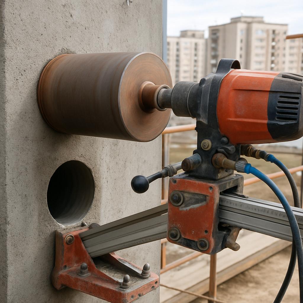 Алмазное сверление отверстий в Московской области