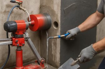 Алмазное бурение и современные методы гидроизоляции