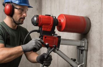 Алмазное бурение стены