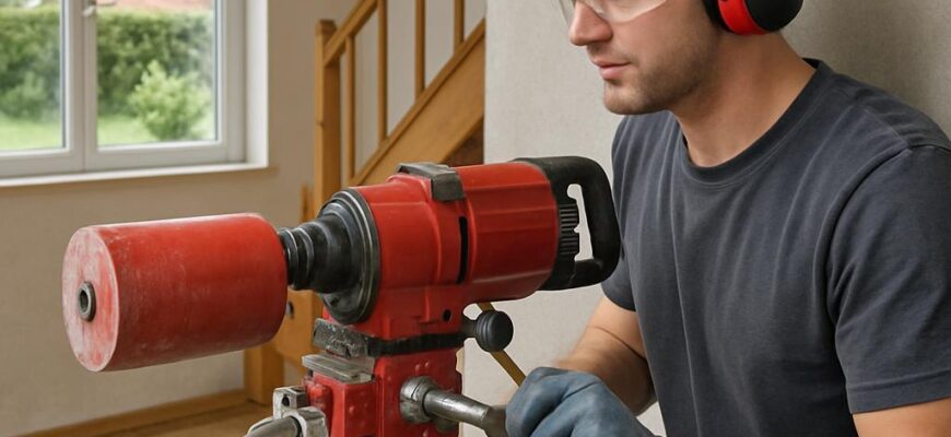 Алмазное бурение в частном доме