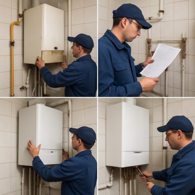 Этапы замены газового котла в Троицке