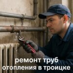 Ремонт труб отопления в Троицке