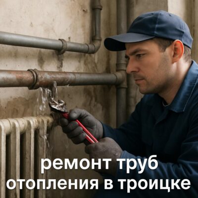 Ремонт труб отопления в Троицке