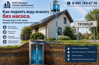 Троицк: как поднять воду на высоту без насоса