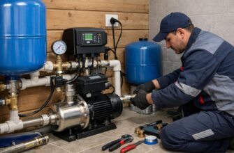 Установка автоматики для водоснабжения частного дома в Троицке