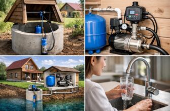 Водоснабжение дома в Троицке от колодца: виды автоматики