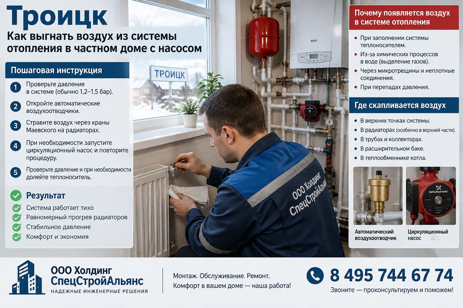 Почему появляется воздух и где он скапливается