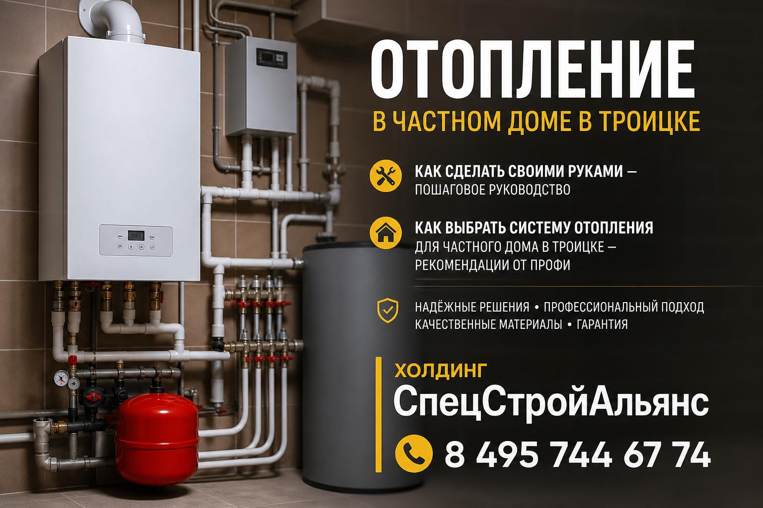 Как выбрать систему отопления для частного дома в Троицке — рекомендации от профи Как выбрать систему отопления для частного дома в Троицке — рекомендации от профи