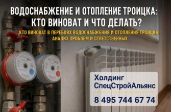 Водоснабжение и отопление Троицка