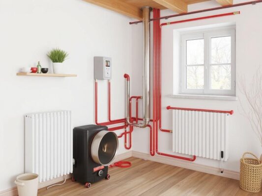 Отопление дома 60 кв м