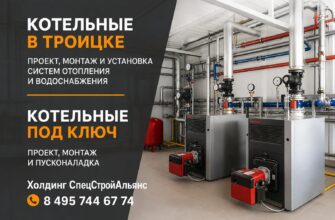 Котельные в Троицке — проект монтаж и установка