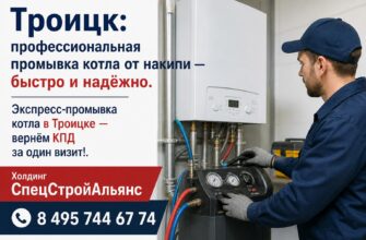 Троицк: профессиональная промывка котла от накипи