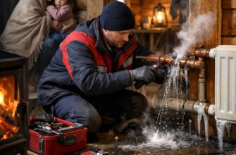 Аварийный ремонт отопления в деревянной даче