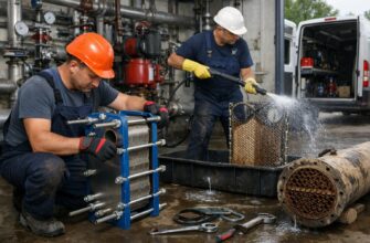 Аварийная служба: замена промывка и монтаж теплообменников