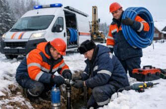 Аварийная служба: монтаж зимнего водоснабжения