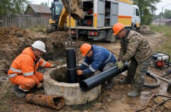 Аварийная служба: срочная замена трубы от колодца