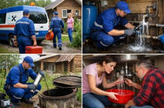 Аварийная служба и схема водоснабжения дачного дома