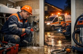 Аварийная служба: срочный ремонт ванной комнаты и водоснабжения частного дома