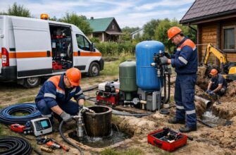 Аварийная служба: доработка системы частного водоснабжения