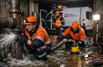 Аварийная служба: срочный ремонт водоснабжения