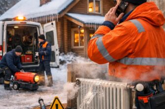 Аварийная служба отопления для деревянной дачи