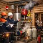 Аварийная служба и котельная в деревянном доме